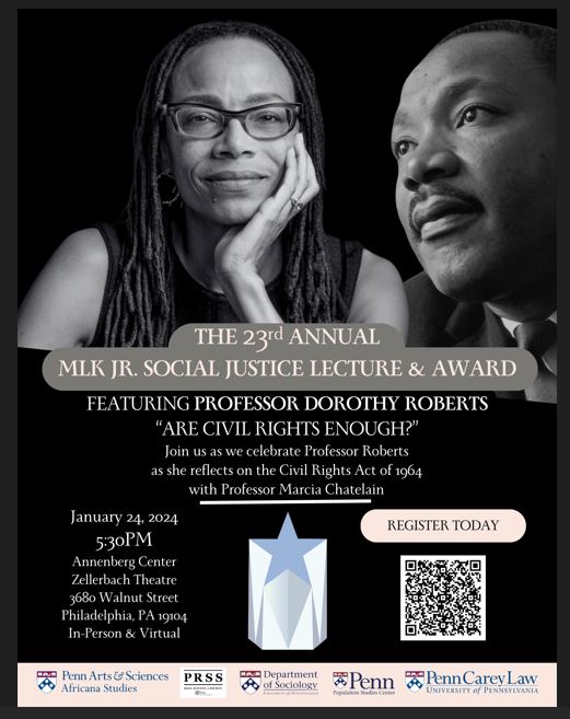 MLK JR. Social Justice Lecture & Award Flyer